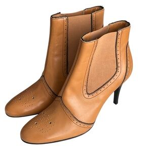 Circa by Joan & David Leather Ankle Boots Women’s Size 7.5 High Heel Victorian